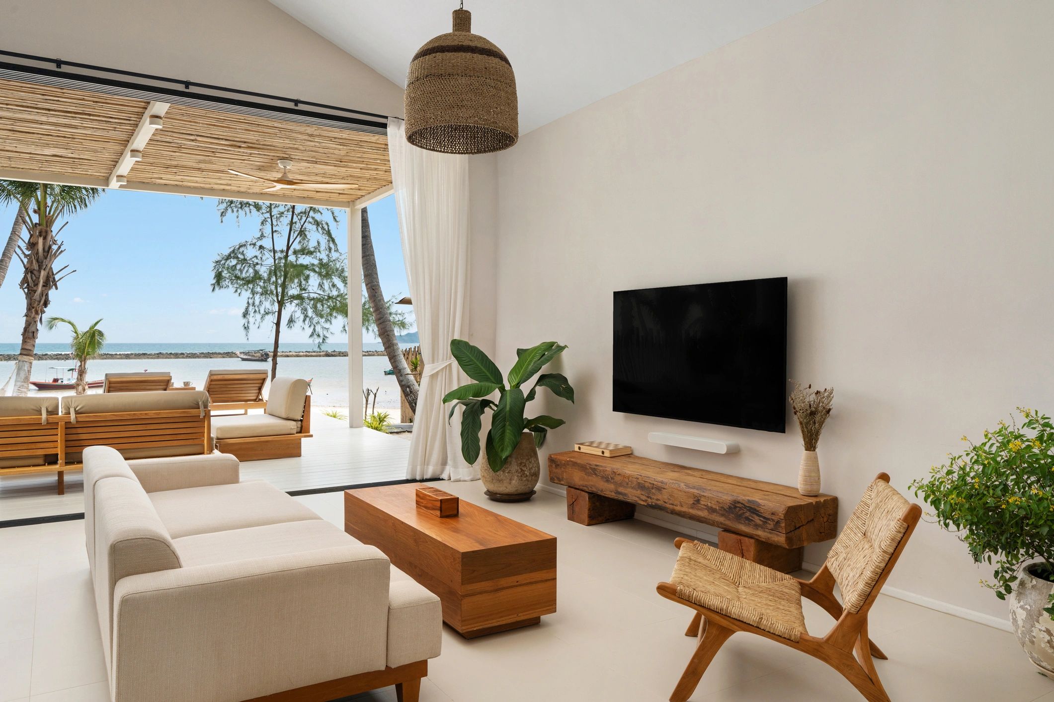 Luxury villa living room