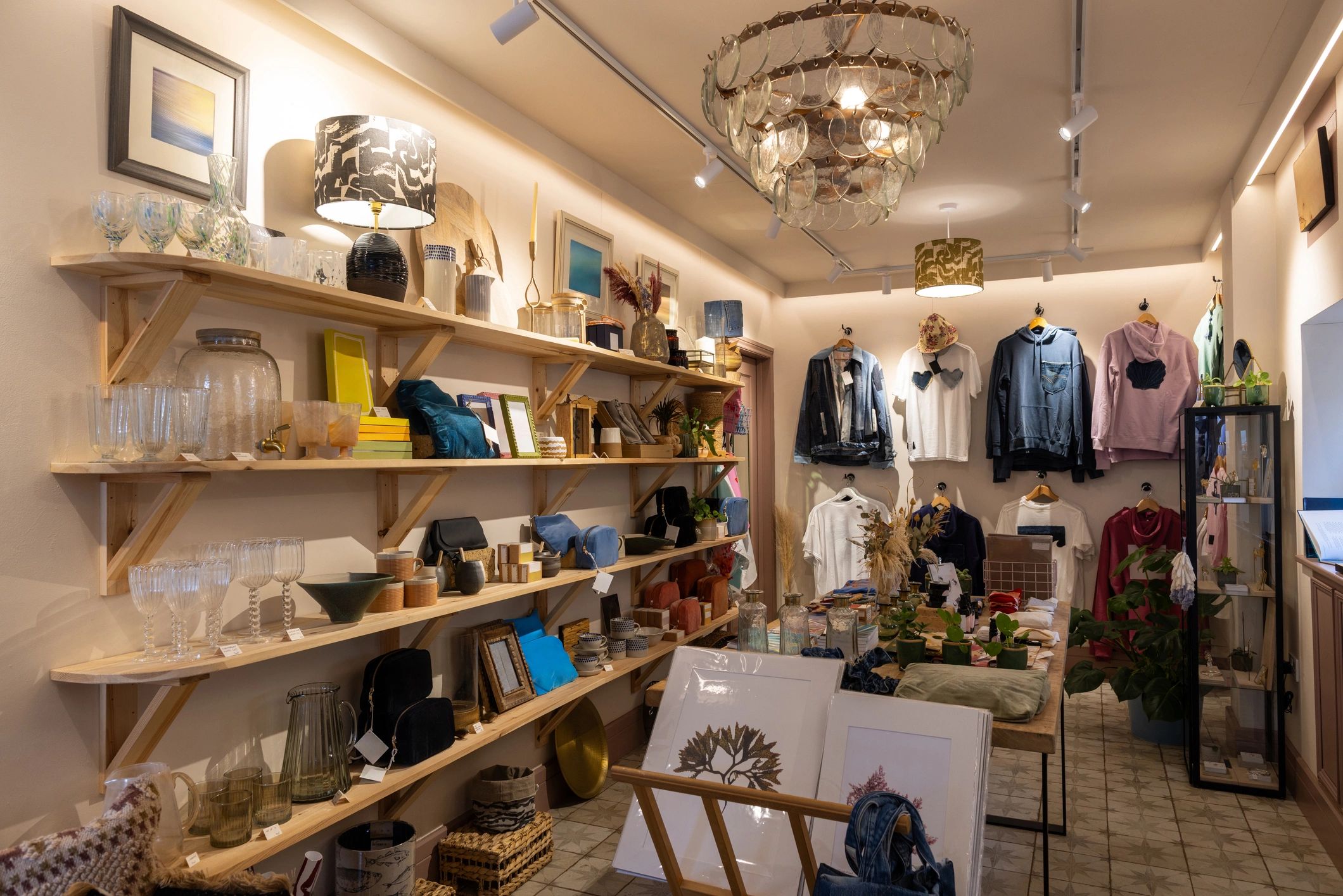 Tidy lifestyle store interior