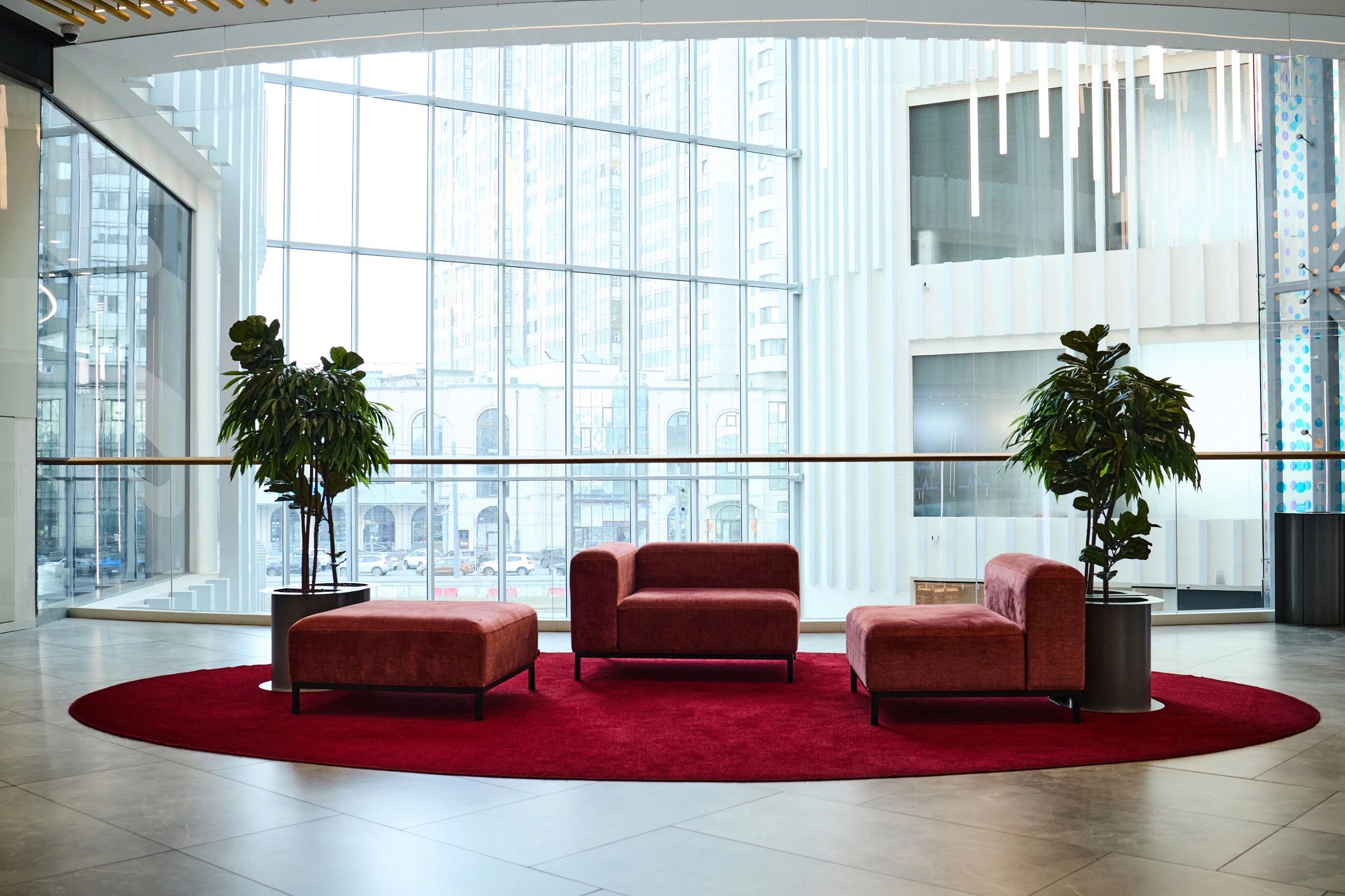 Corporate lobby seating
